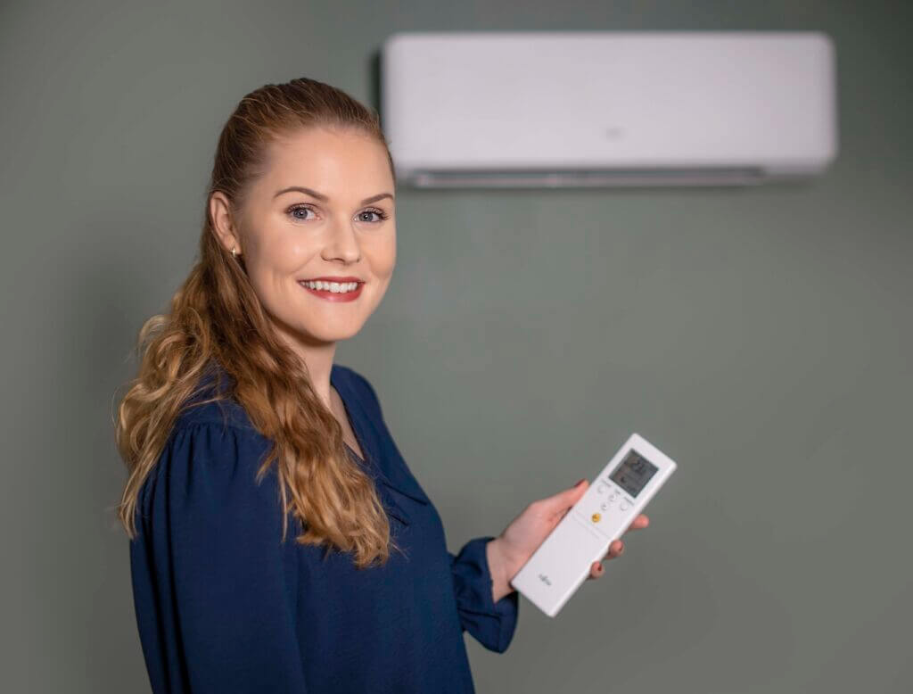 Styre varmepumpe fra fjernkontroll FJ klima kopi - Tinn Energi & Fiber - Tinn Energi & Fiber Varmepumpe til hus og hytte