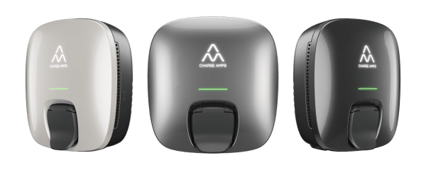 Charge Amps elbillader Luna tre farger